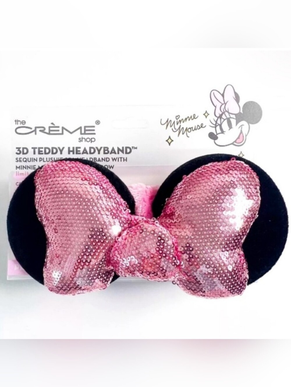 The Crème Shop x Disney Minnie Mouse Teddy Spa Headband ✨ NWT